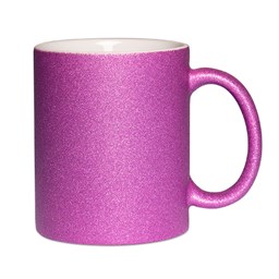 Toon details voor Subli Glitter Mug Purple - beker inhoud 330 ml. Afbeelding van Subli Glitter Mug Purple - beker inhoud 330 ml.